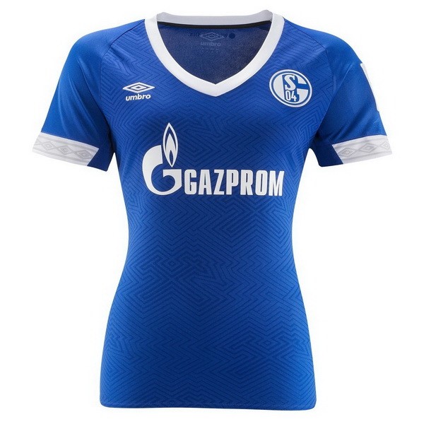 Camiseta Schalke 04 Primera equipo Mujer 2018-19 Azul